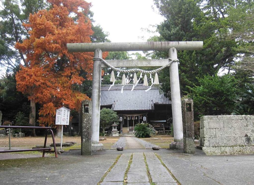 杉鉾別命神社の鳥居