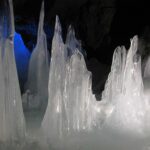 富岳風穴 氷柱