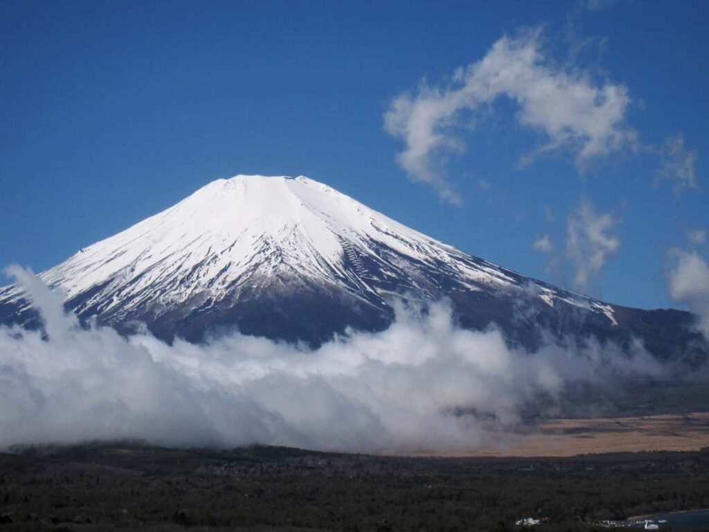 山中湖パノラマ台から富士山