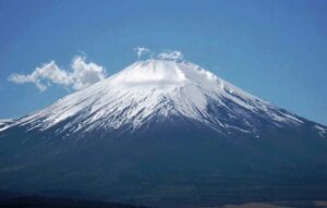 山中湖パノラマ台から富士山