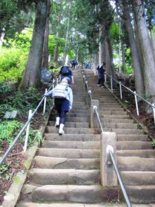 大山阿夫利神社 上社への階段
