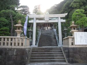 叶神社の鳥居