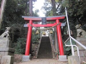 五霊神社の鳥居