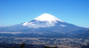 足柄峠から見る富士山
