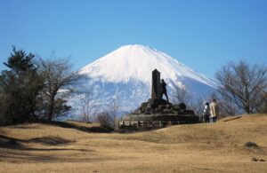 足柄峠から見る富士山