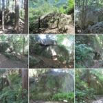 石老山の巨石群
