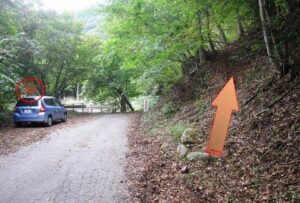 深沢大石神社,奥宮への入口