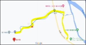 塩川滝,塩川神社